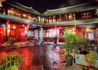 The Courtyard of the Landscape Hotel in Dali Yunnan