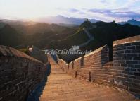 Badaling Great Wall Dusk Scenery Beijing