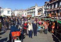 Barkhor Street Booming Scenery Lhasa