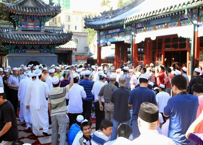 The Muslims Celebrate Balram in Niujie Mosque