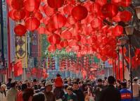 Guangzhou Beijing Road Pedestrian Street in Spring Festival