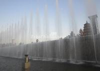 Xi'an Big Wild Goose Pagoda Fountains