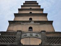 A Closeup of Xi'an Big Wild Goose Pagoda