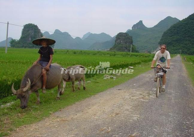 Cycling in Yangshuo China