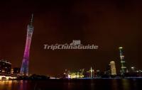 Canton Tower Attractive Night Scene Guangzhou