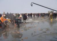 Catching Fish in Chagan Hu