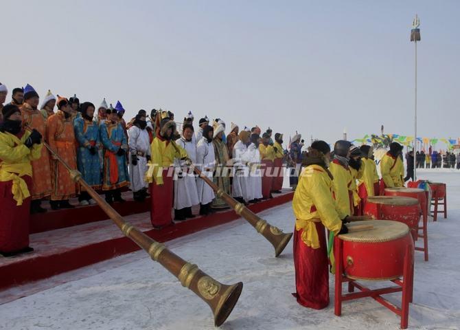 Opening Ceremony of Chagan Lake Ice Fishing Festival