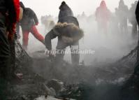 A Fishing Scene During the Jilin Chagan Lake Winter Fishing Festival