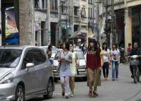 Girls at Chikan Old Town