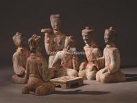 Ancient Pottery Figurines - Playing Go
