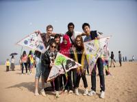 Chinese Kite Contest in Weifang, Shandong 