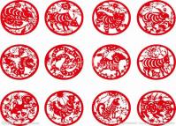 Paper Cutting Chinese Zodiac Animals