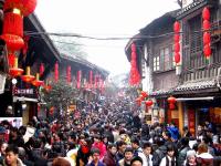 Chongqing Ciqikou Old Town in Festival