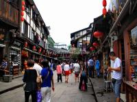 A Street in Chongqing Ciqikou Old Town