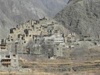 A Tibetan Village in Dagu Glacier National Park 