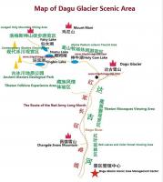 Dagu Glacier Map