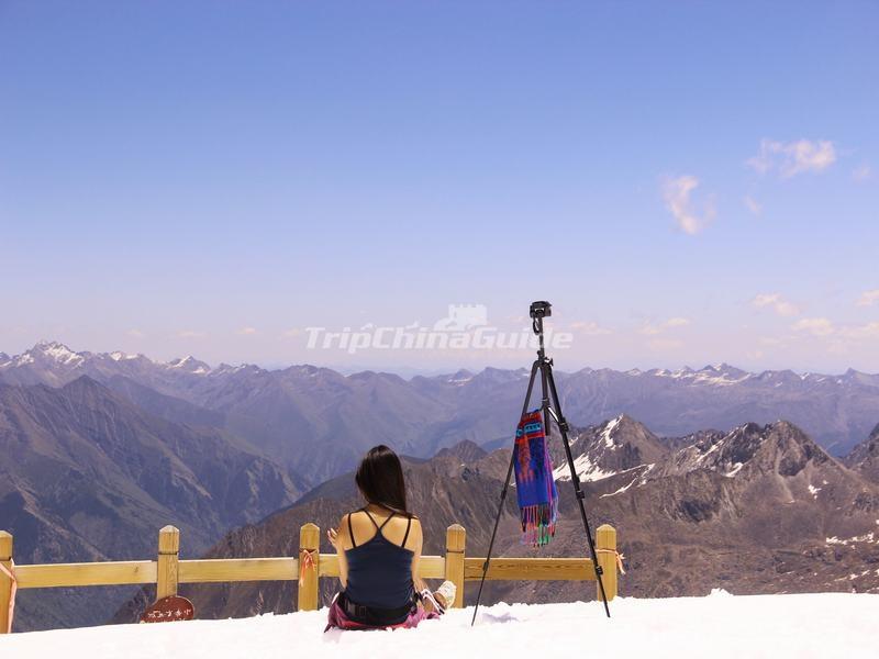 The Summit of Dagu Glacier