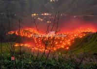 Longsheng Rice Terraced Fields in the Evening 
