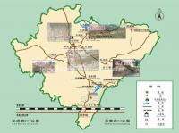 Dazu Rock Carvings Map