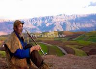 An Old Man Living at Dongchuan Red Land 