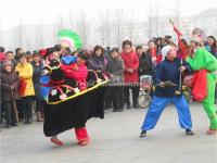 Donkey Dance Show in Chinese New Year