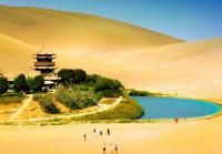 Charming Dunhuang Yueya Lake Gansu