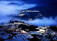 Duoyishu Rice Terraces in the Mist