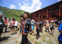 Dying Garments Festival Longsheng Guilin China 