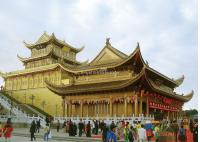 The Temple in the Golden Summit of Mount Emei 