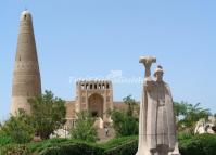 Emin Minaret and Emin Hoja's Statue