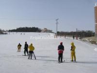 Erlongshan Ski Resort Skating Harbin China