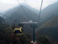 The Cable Car in Guizhou Fanjing Mountain