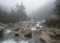 Misty Feicui Valley Huangshan