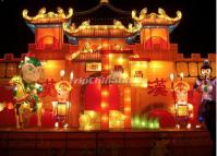 The Beautiful Lantern in Chengdu Grand Temple Fair 