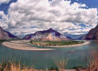 First Bend of the Yangtze River at Lijiang 