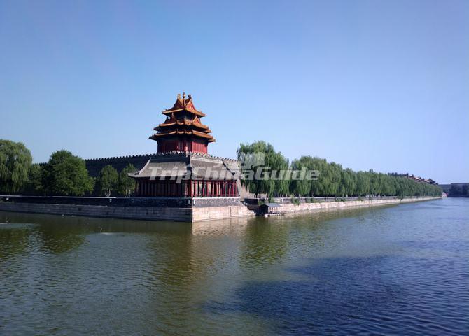 The Moat and the Corner Tower