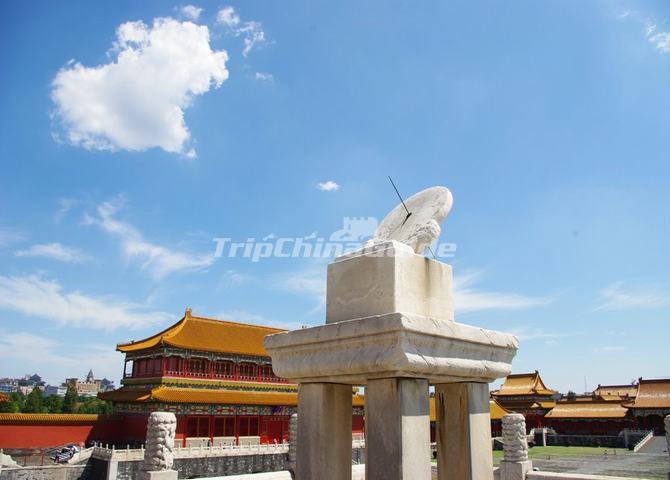 The Sundial in Front of the Hall of the Supreme Harmony