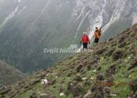 Trekking in Four Girls Mountain