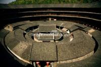 The Interior of Gaobei Tulou Cluster