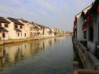 The Grand Canal Section in Wuxi City, Jiangsu Province