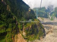 The Cable Car in Hailuogou Glacier Park