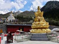 A Temple in Hailuogou National Glacier Forest Park