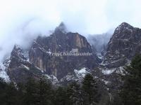 A View from the No. 3 Base Camp in Hailuogou National Glacier Forest Park