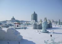 Harbin Ice and Snow World during the Daytime