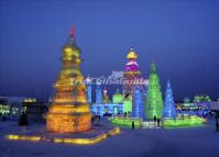 Harbin Ice and Snow World Beautiful Scenery