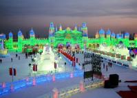 Harbin Ice and Snow World Evening Photo