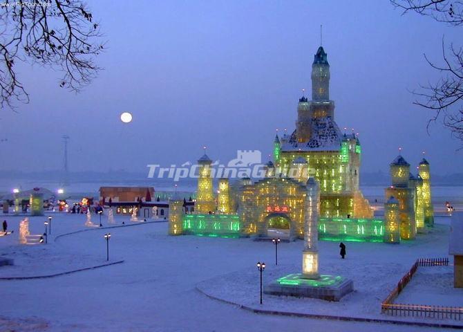 Harbin Ice and Snow World in the Afternoon