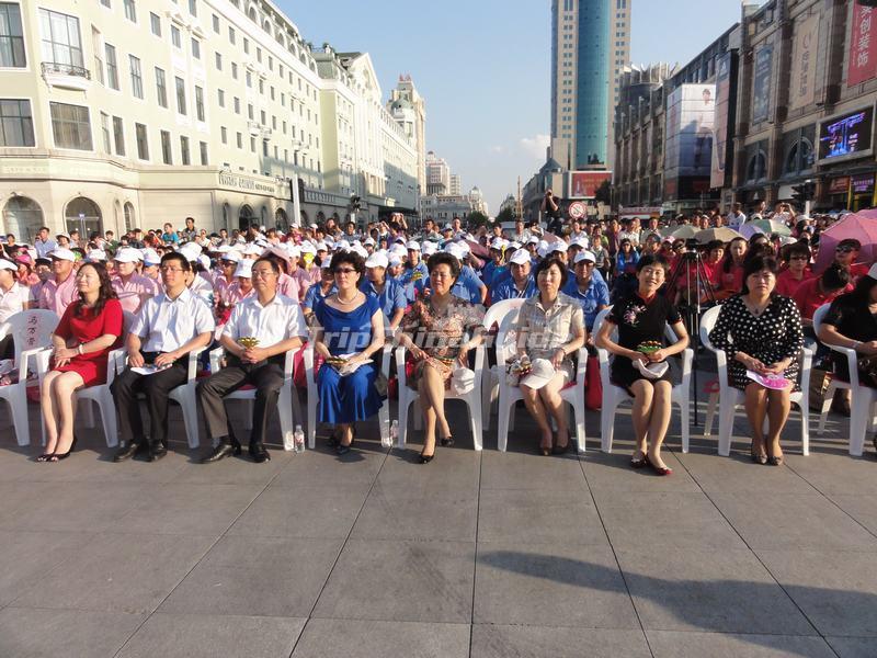 The Venue in the Central Street during Harbin Summer Music Concert