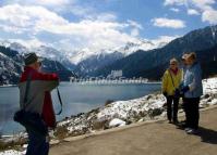 The Foreign Tourists at Heavenly Lake