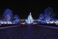 Hong Kong Disneyland at Night